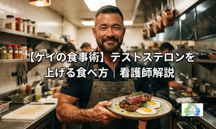 ゲイの食事術 テストステロンを上げる食べ方